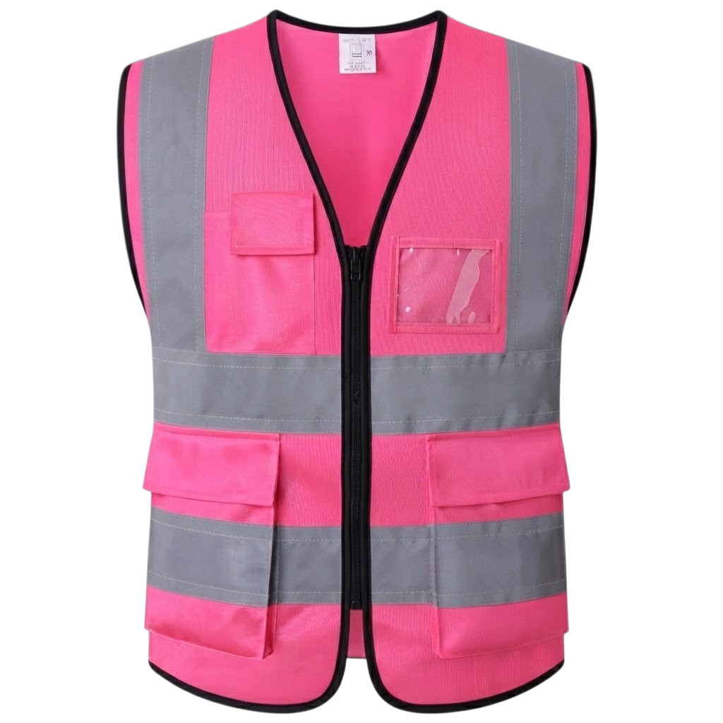 Reflective Safety Vest Custom Logo