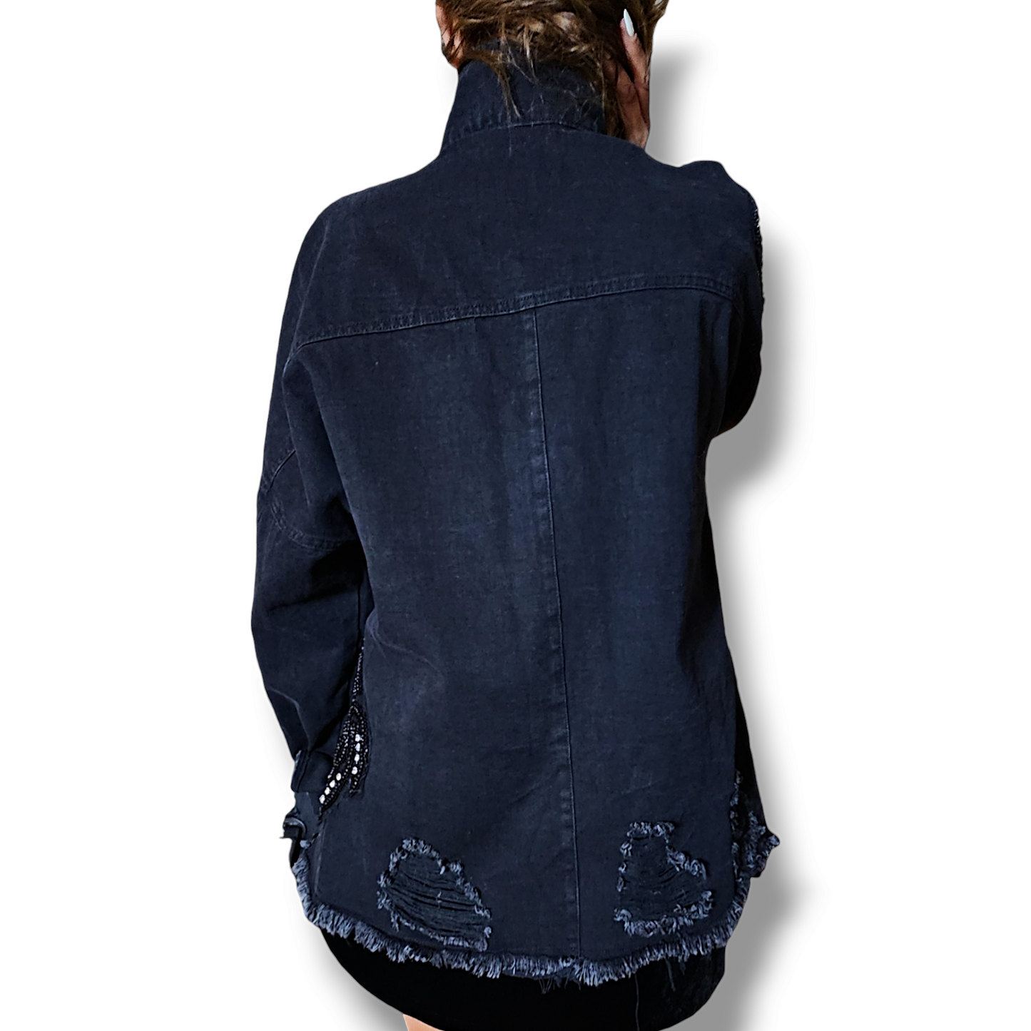 TJ Blush Pearl Denim Jacket