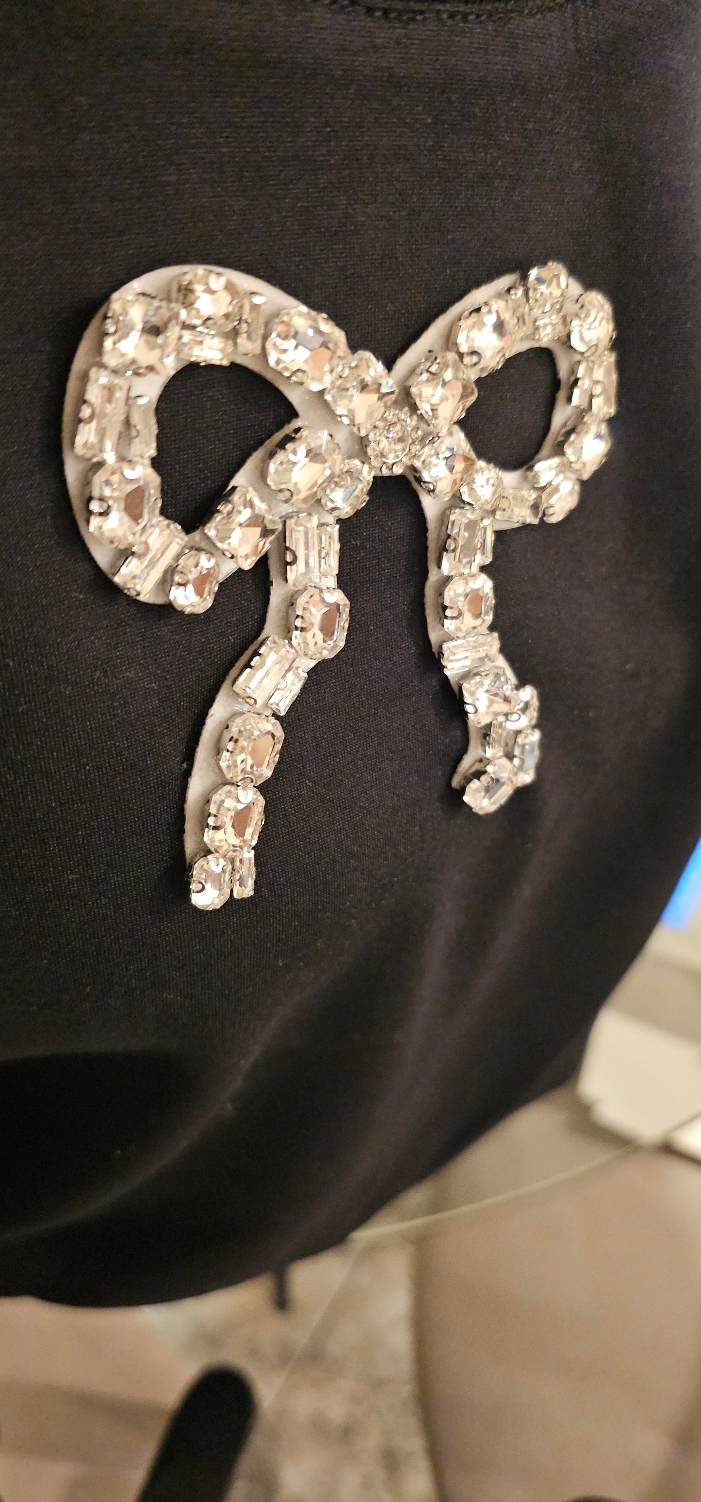 TJ Blush Bow Tie sweater