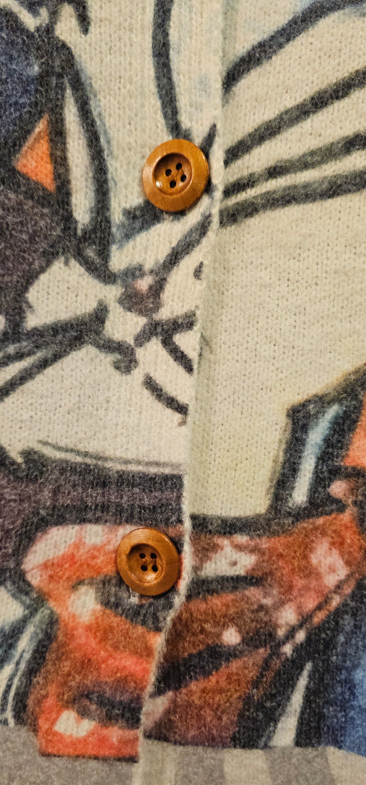 TJ Blush Bunny Button up Hoodie