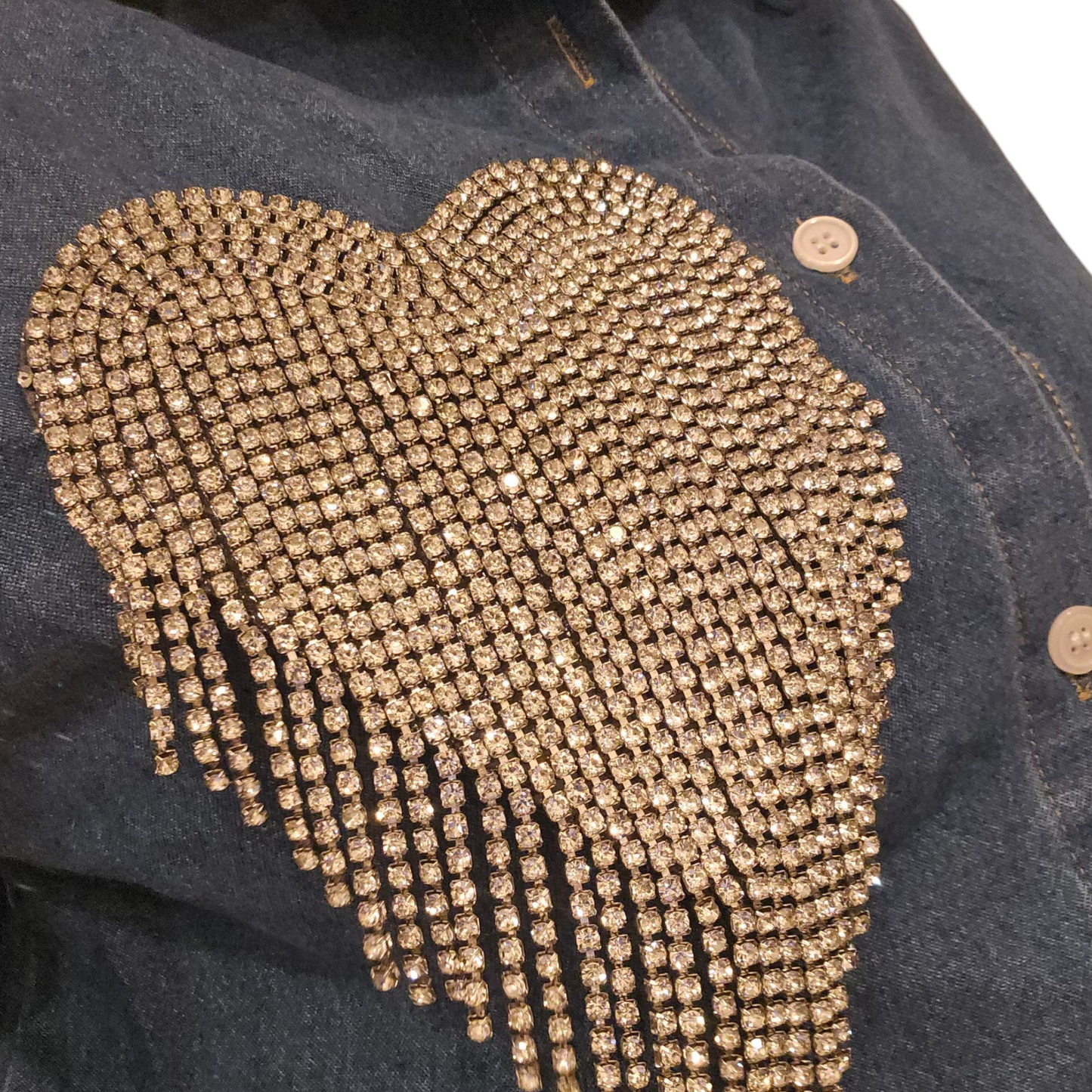 TJ Blush Blue Denim Button-up