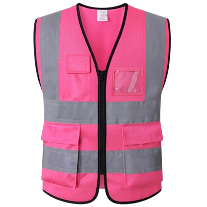 Reflective Safety Vest Custom Logo