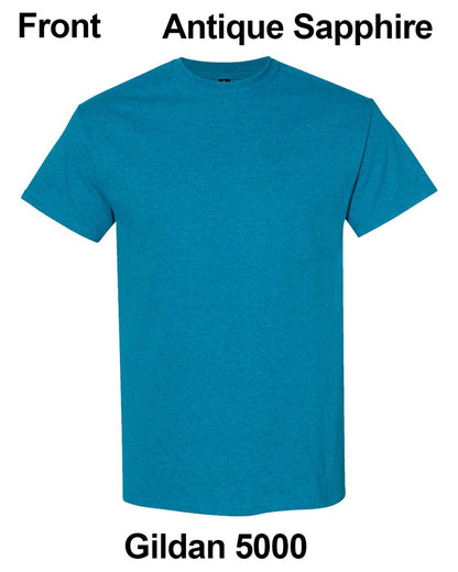 Custom T-shirt Print Gildan 5000 Unisex DTF