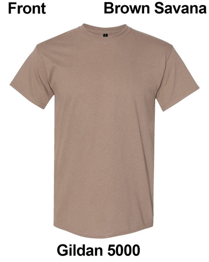 Custom T-shirt Print Gildan 5000 Unisex DTF