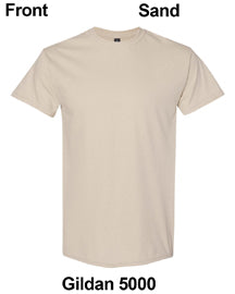 Custom T-shirt Print Gildan 5000 Unisex DTF