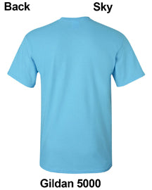 Custom T-shirt Print Gildan 5000 Unisex DTF