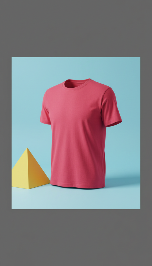 Electric Raspberry Cotton Tee