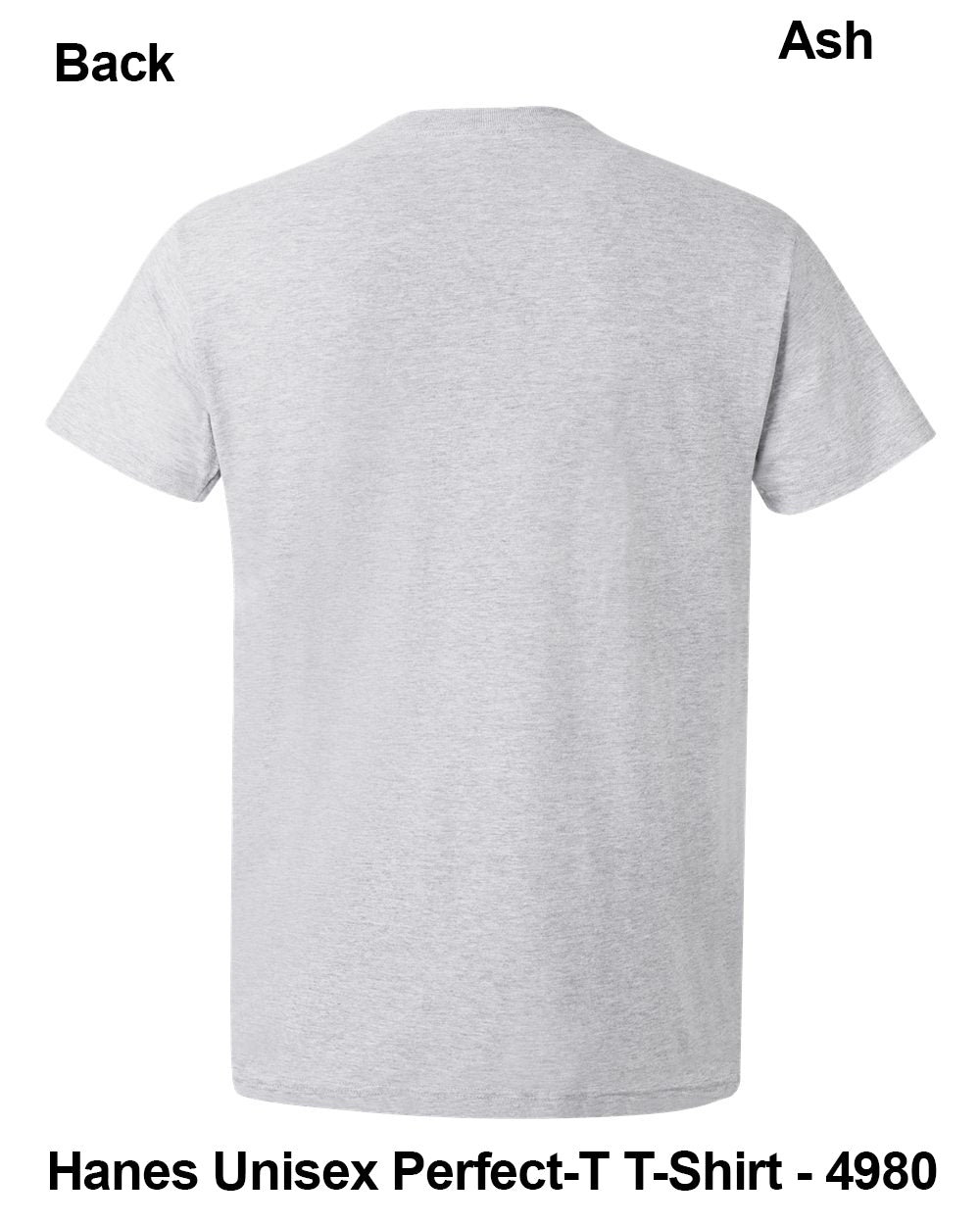 Customize Unisex T-shirt Print Hanes Perfect TEE 4980