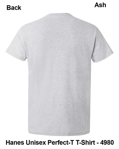 Customize Unisex T-shirt Print Hanes Perfect TEE 4980