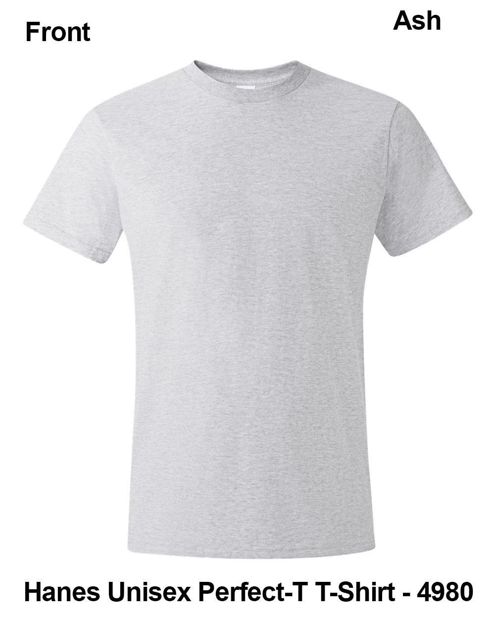 Customize Unisex T-shirt Print Hanes Perfect TEE 4980