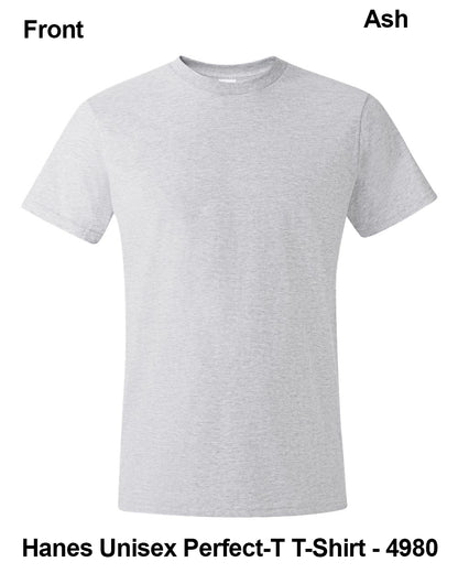 Customize Unisex T-shirt Print Hanes Perfect TEE 4980