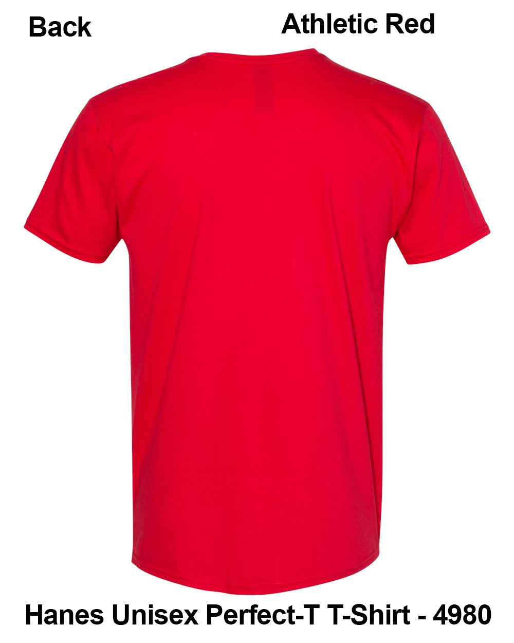 Customize Unisex T-shirt Print Hanes Perfect TEE 4980
