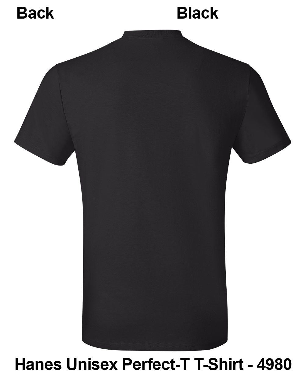 Customize Unisex T-shirt Print Hanes Perfect TEE 4980