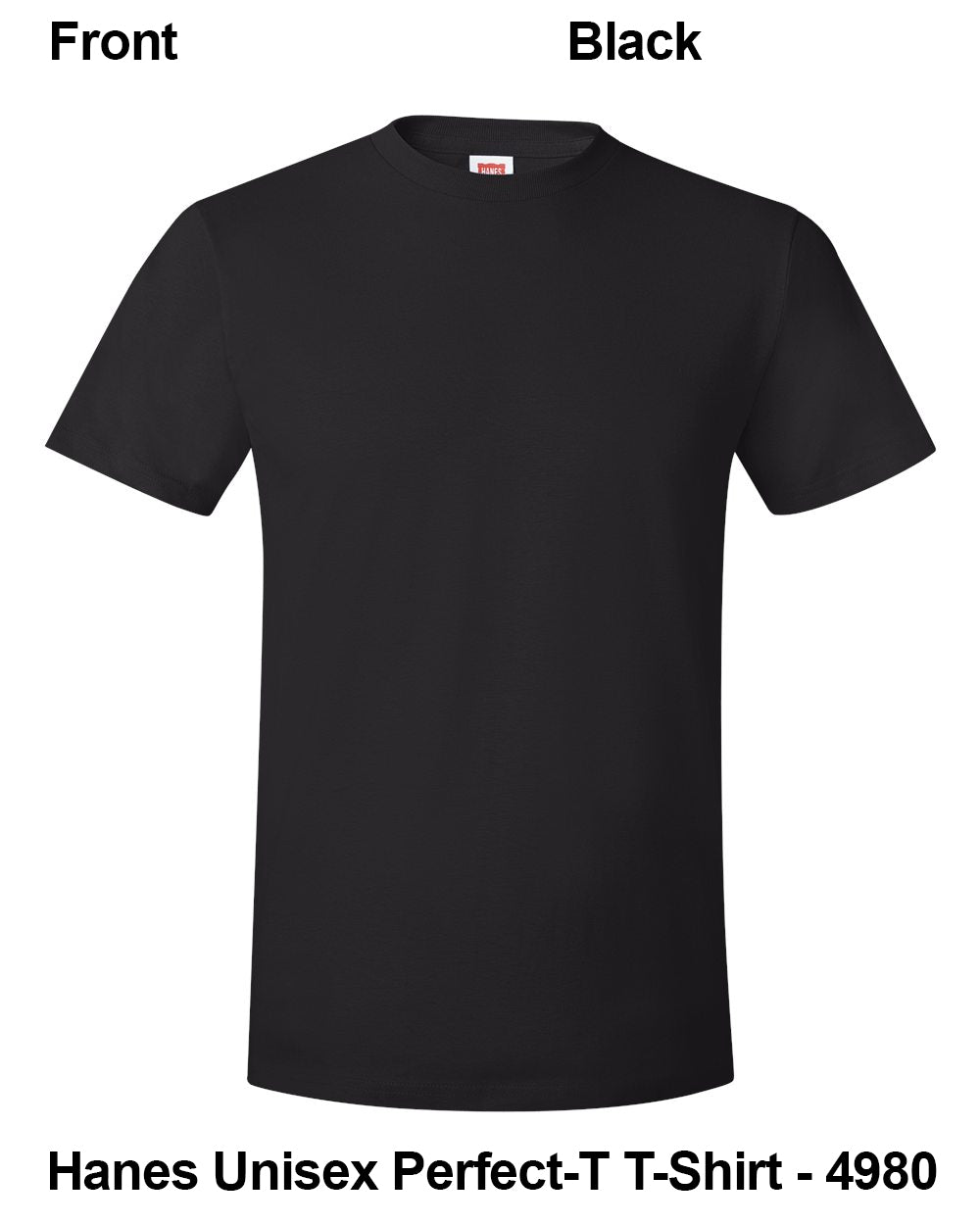 Customize Unisex T-shirt Print Hanes Perfect TEE 4980