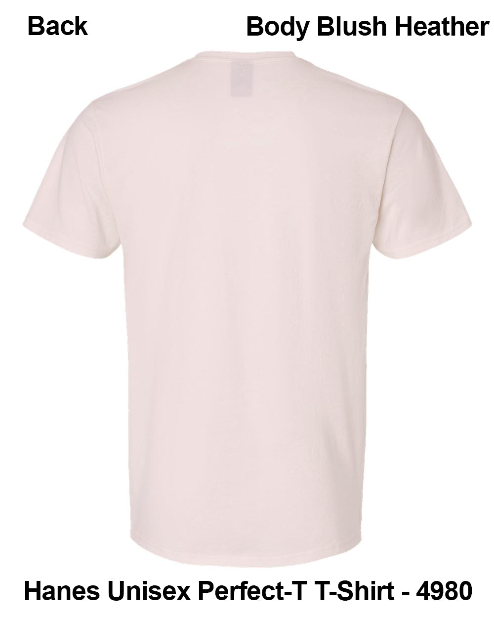 Customize Unisex T-shirt Print Hanes Perfect TEE 4980