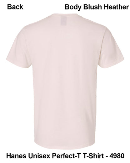 Customize Unisex T-shirt Print Hanes Perfect TEE 4980