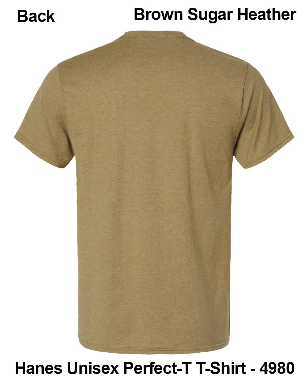 Customize Unisex T-shirt Print Hanes Perfect TEE 4980