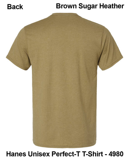 Customize Unisex T-shirt Print Hanes Perfect TEE 4980