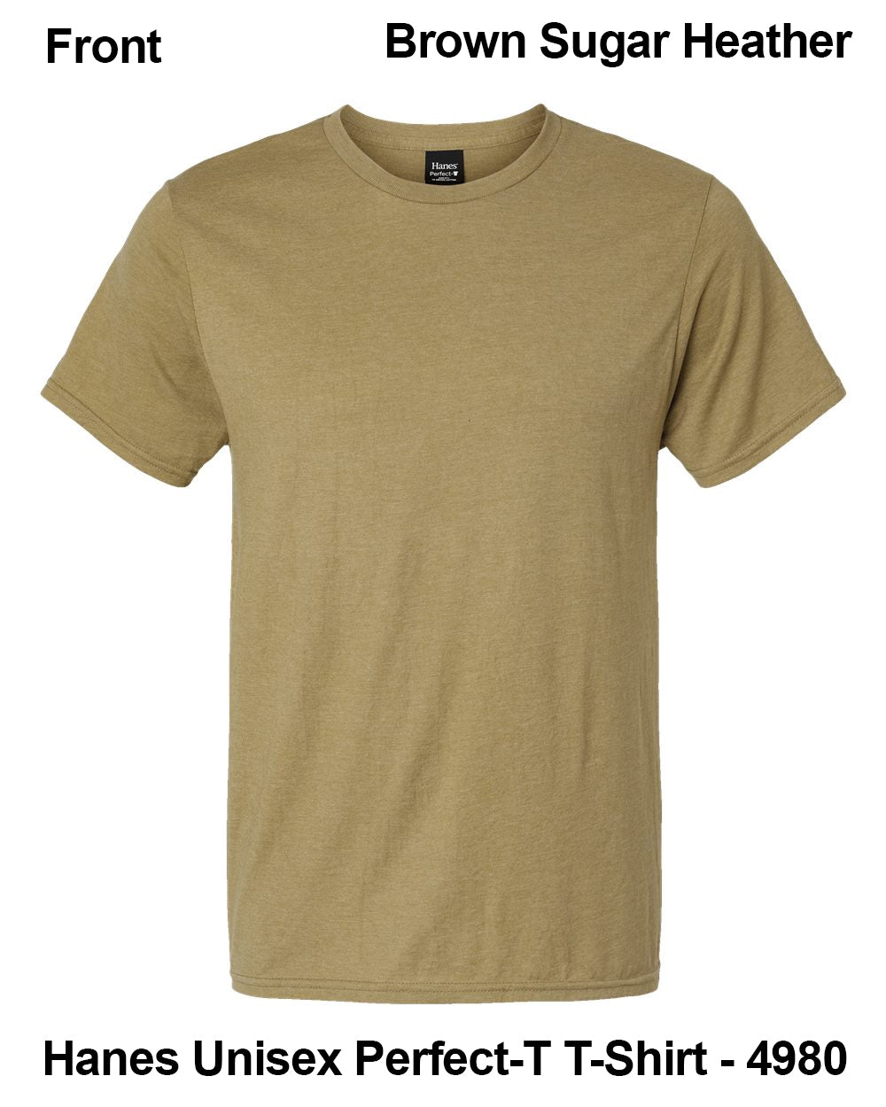 Customize Unisex T-shirt Print Hanes Perfect TEE 4980