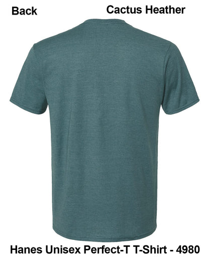 Customize Unisex T-shirt Print Hanes Perfect TEE 4980