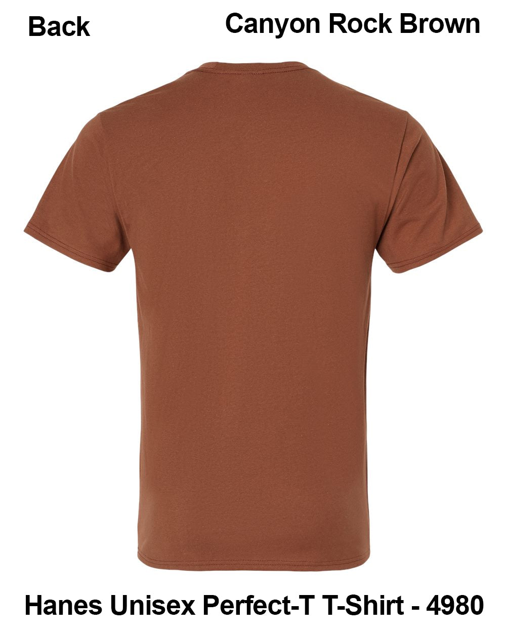 Customize Unisex T-shirt Print Hanes Perfect TEE 4980