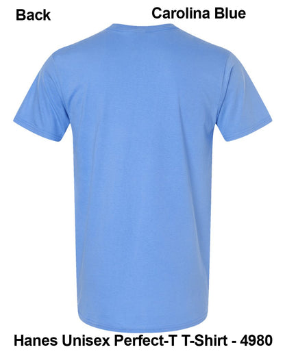 Customize Unisex T-shirt Print Hanes Perfect TEE 4980