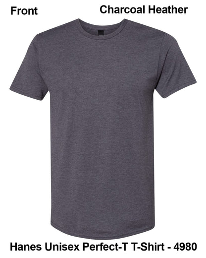 Customize Unisex T-shirt Print Hanes Perfect TEE 4980