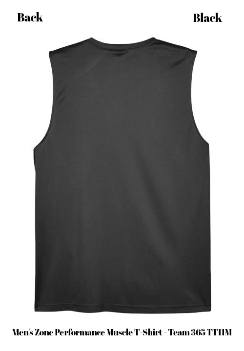 Custom Men's Zone Performance Muscle T-Shirt - Team 365 TT11M DTF
