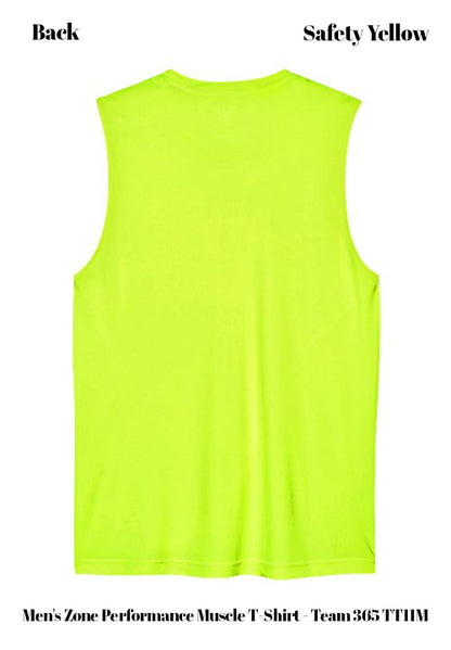 Custom Men's Zone Performance Muscle T-Shirt - Team 365 TT11M DTF