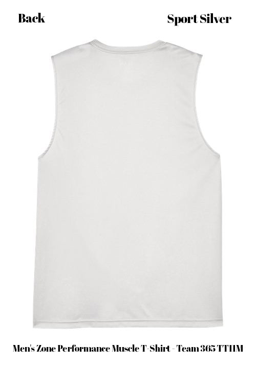 Custom Men's Zone Performance Muscle T-Shirt - Team 365 TT11M DTF