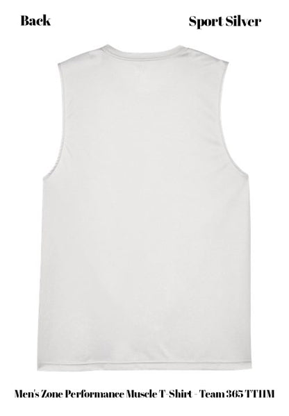 Custom Men's Zone Performance Muscle T-Shirt - Team 365 TT11M DTF
