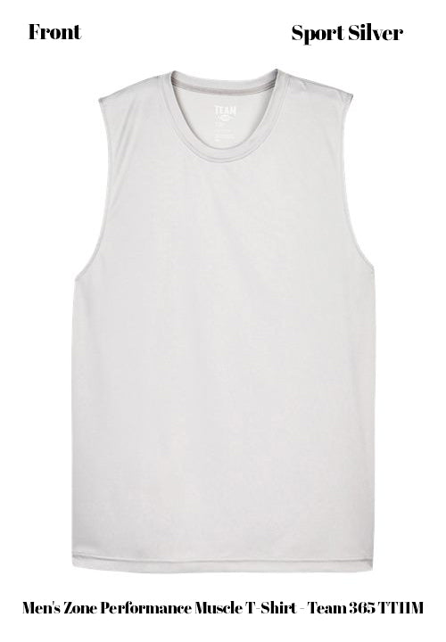 Custom Men's Zone Performance Muscle T-Shirt - Team 365 TT11M DTF
