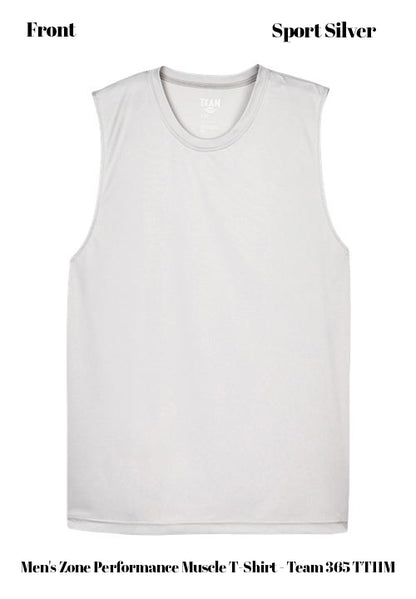 Custom Men's Zone Performance Muscle T-Shirt - Team 365 TT11M DTF