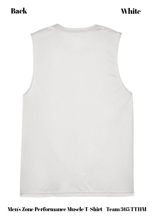Custom Men's Zone Performance Muscle T-Shirt - Team 365 TT11M DTF