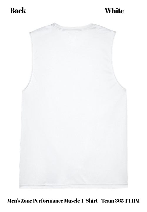 Custom Men's Zone Performance Muscle T-Shirt - Team 365 TT11M DTF