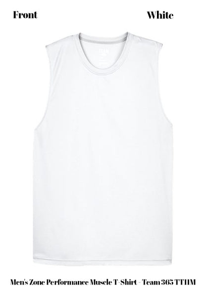 Custom Men's Zone Performance Muscle T-Shirt - Team 365 TT11M DTF