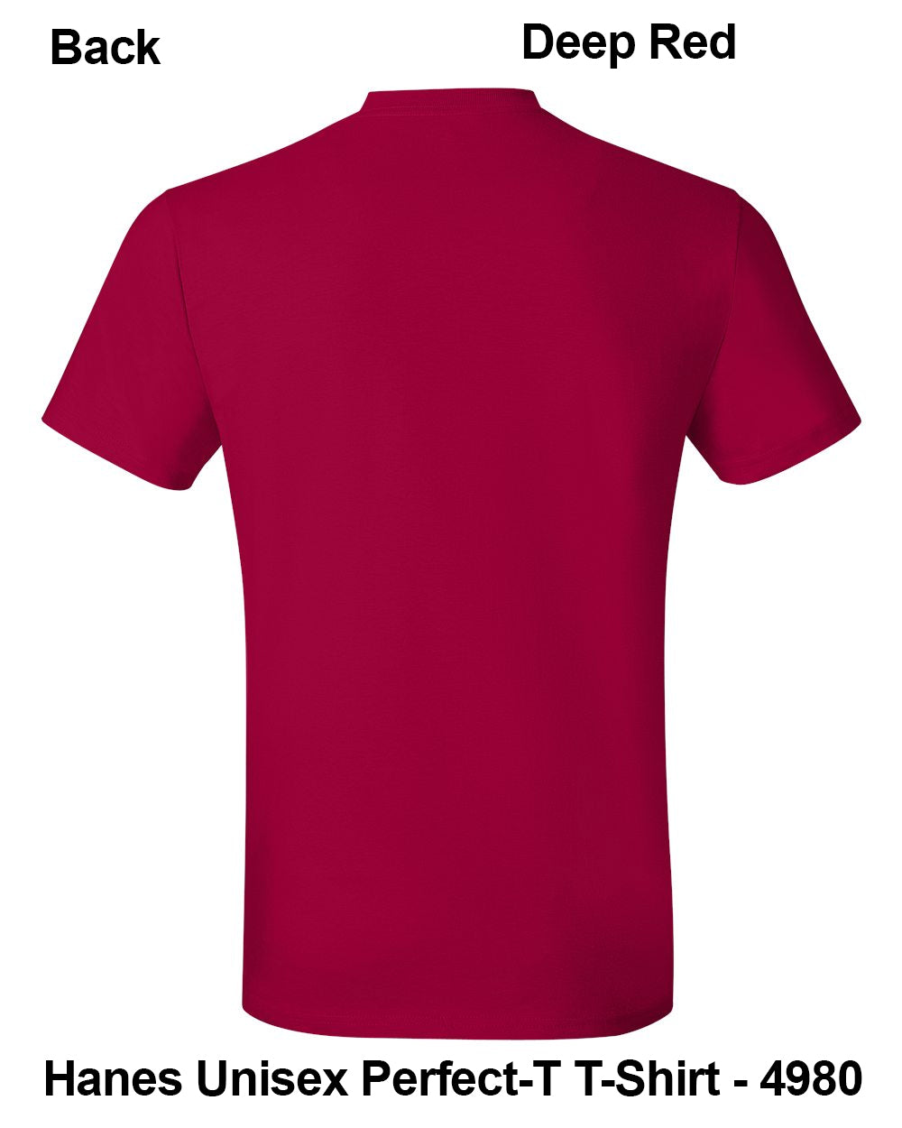 Customize Unisex T-shirt Print Hanes Perfect TEE 4980