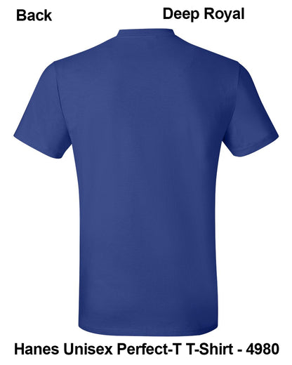 Customize Unisex T-shirt Print Hanes Perfect TEE 4980