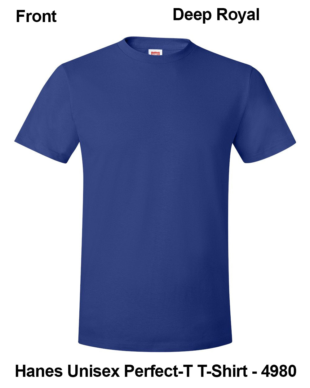 Customize Unisex T-shirt Print Hanes Perfect TEE 4980