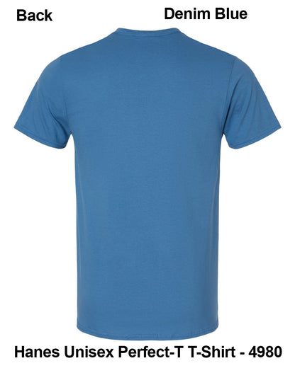 Customize Unisex T-shirt Print Hanes Perfect TEE 4980