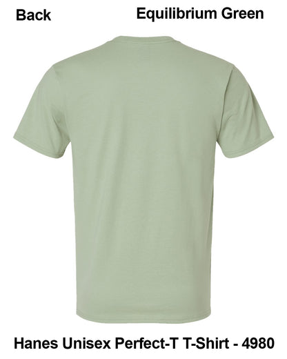 Customize Unisex T-shirt Print Hanes Perfect TEE 4980