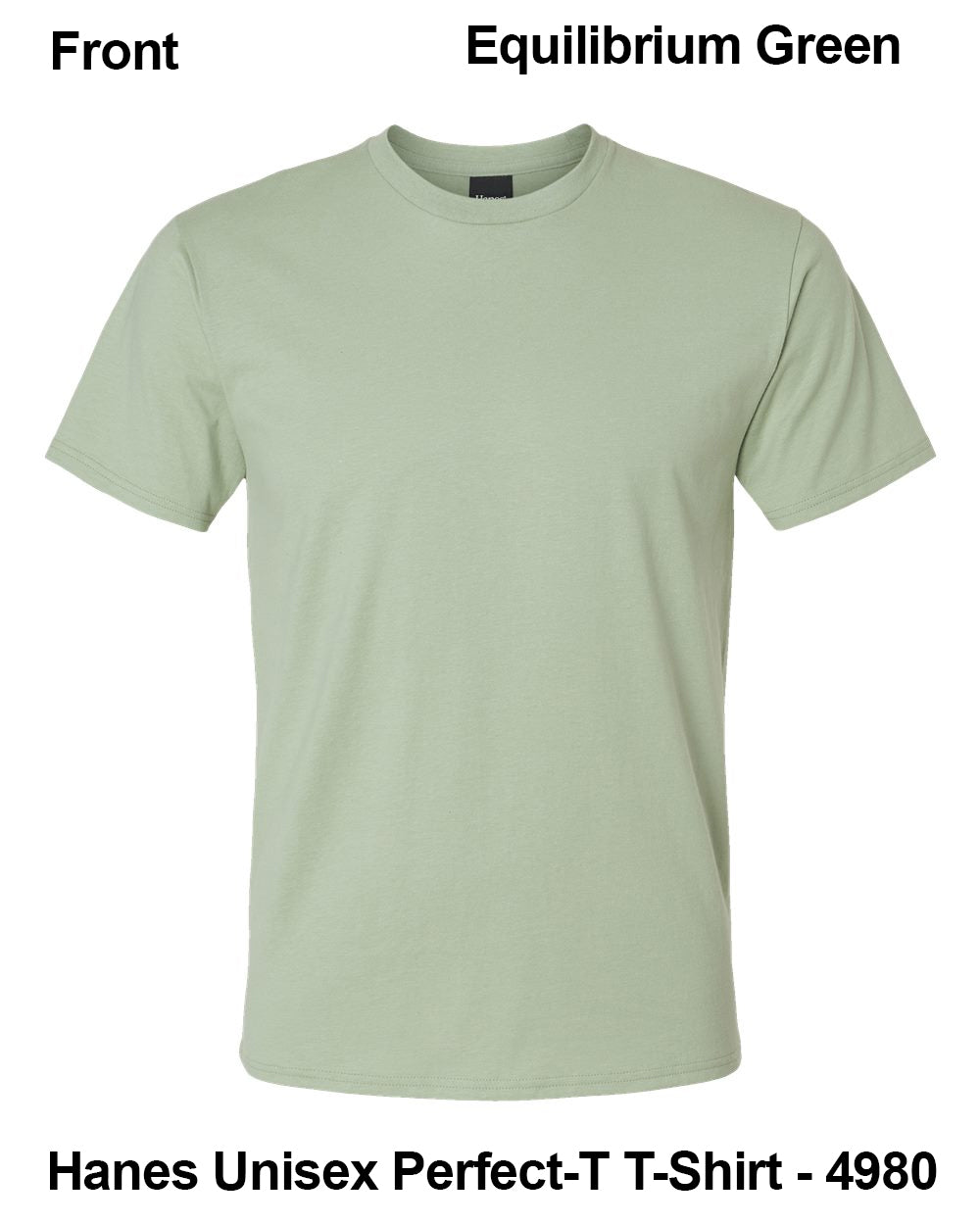 Customize Unisex T-shirt Print Hanes Perfect TEE 4980