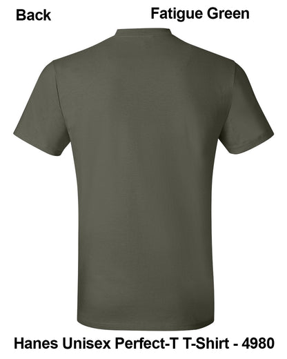 Customize Unisex T-shirt Print Hanes Perfect TEE 4980