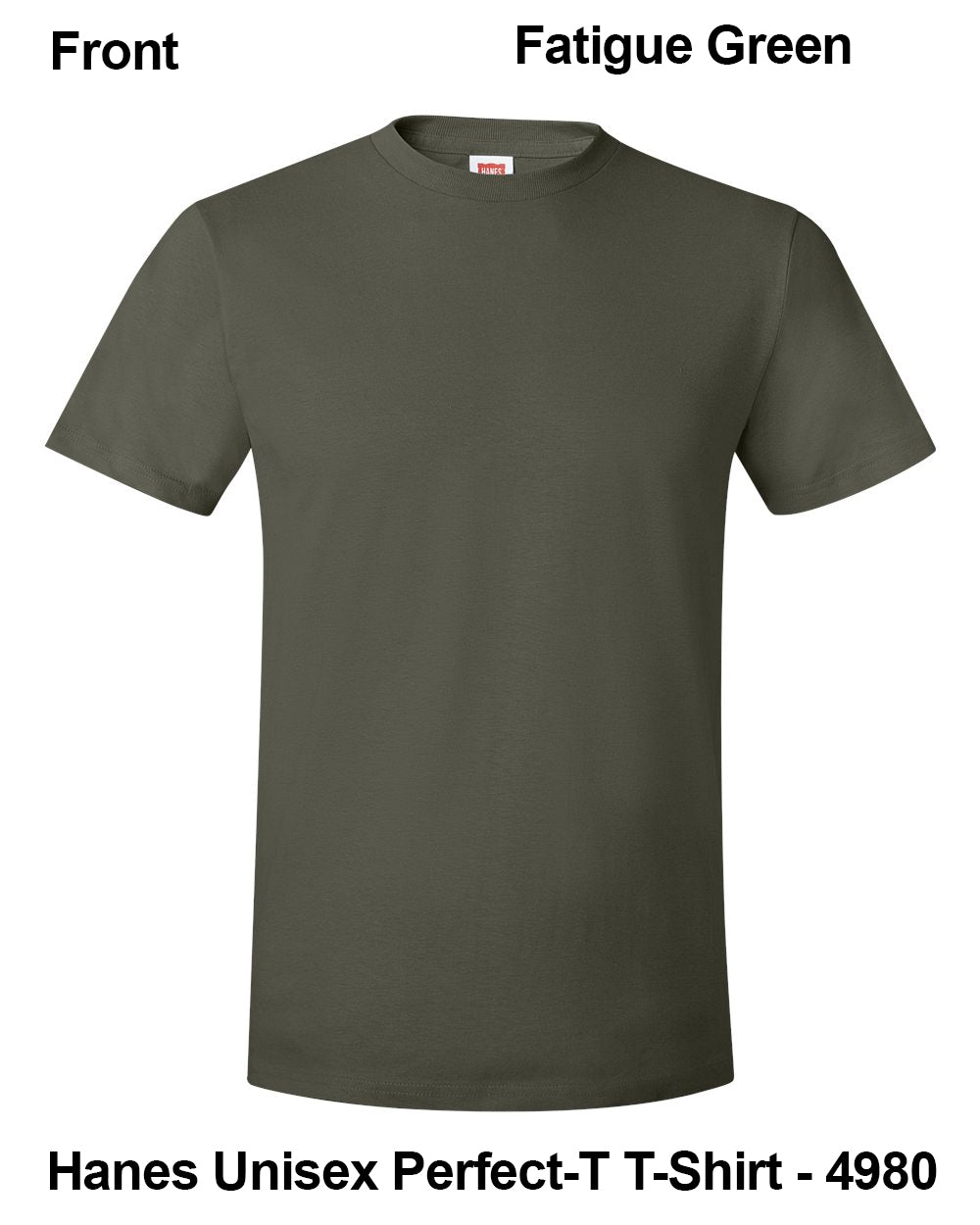 Customize Unisex T-shirt Print Hanes Perfect TEE 4980