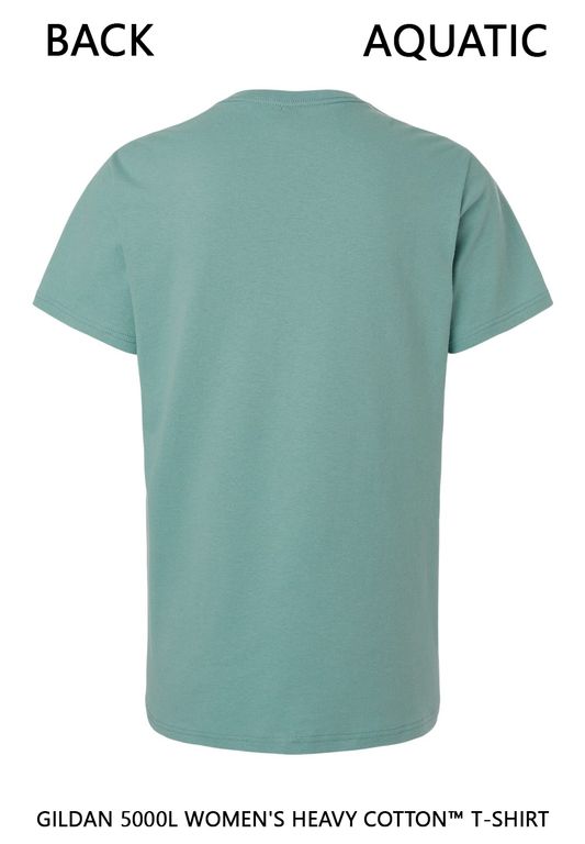 Custom Women's Heavy Cotton™ T-Shirt - Gildan 5000L DTF