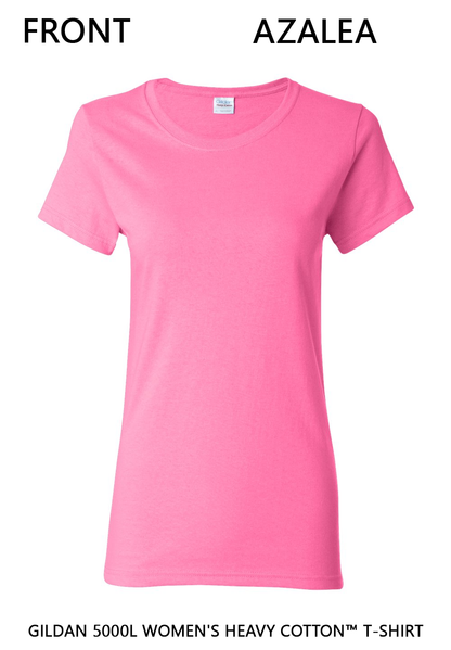 Custom Women's Heavy Cotton™ T-Shirt - Gildan 5000L DTF