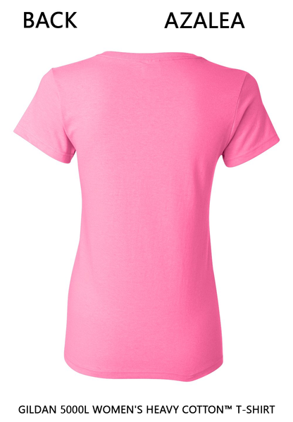 Custom Women's Heavy Cotton™ T-Shirt - Gildan 5000L DTF