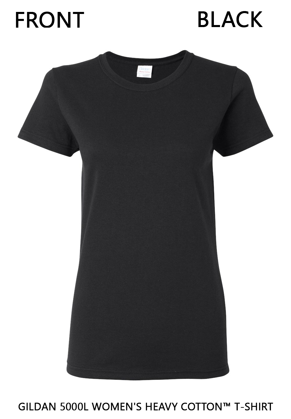 Custom Women's Heavy Cotton™ T-Shirt - Gildan 5000L DTF