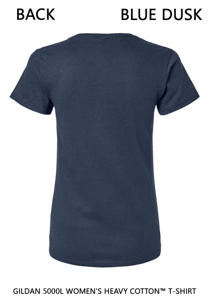 Custom Women's Heavy Cotton™ T-Shirt - Gildan 5000L DTF