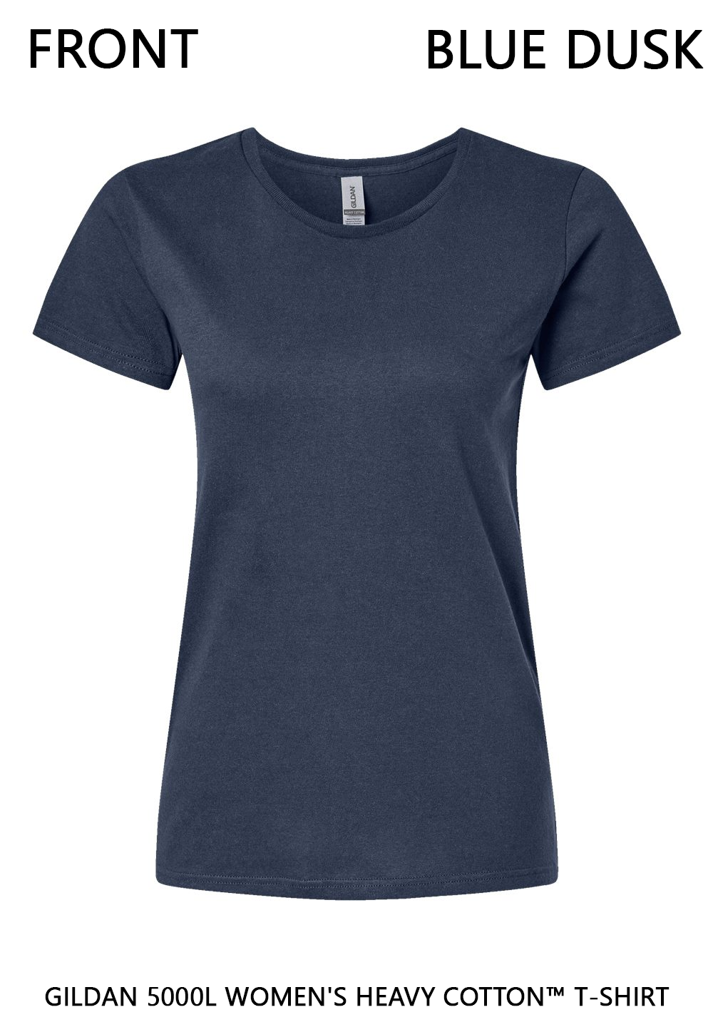Custom Women's Heavy Cotton™ T-Shirt - Gildan 5000L DTF
